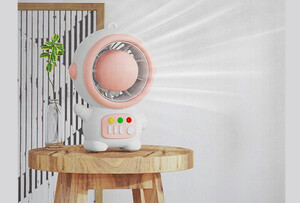پنکه رومیزی شارژی کوچک MLS6067 Spaceman Portable Fan Portable