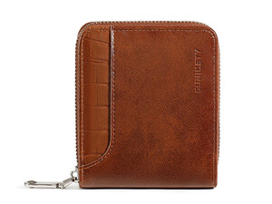 کیفیت کیف پول مردانه کوتاه زیپ دار تائومیک میک TAOMICMIC S3123 men's PU short business zipper wallet