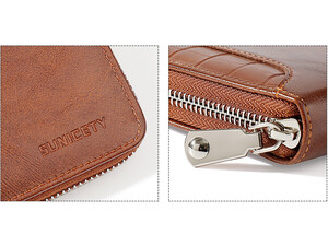 خرید کیف پول مردانه کوتاه زیپ دار تائومیک میک TAOMICMIC S3123 men's PU short business zipper wallet