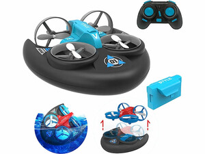 قیمت 3in 1 Sea Land and Air 360° Rolling Waterproof RC Drone,AIROKA Four Axis Aircraft High Speed Drift Cars RC Foam Boat Toys
