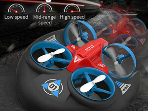 3in 1 Sea Land and Air 360° Rolling Waterproof RC Drone,AIROKA Four Axis Aircraft High Speed Drift Cars RC Foam Boat Toys