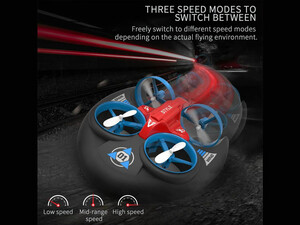 پهپاد RC ضد آب 3 در 1 دریا و هوا و خشکی 360 درجه  3in 1 Sea Land and Air 360° Rolling Waterproof RC Drone,AIROKA Four Axis Aircraft High Speed Drift Cars RC Foam Boat Toys