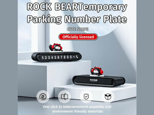 خرید دستگاه اعلام شماره تلفن پارک موقت خودرو راک ROCK Temporary Car Parking Number Phone RAM0020