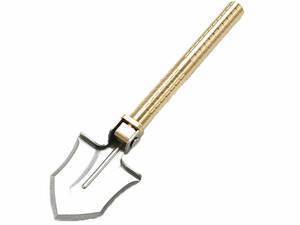 خرید بیل کوچک باغبانی برنجی دارای چاقوی مخفی Brass multi-functional small shovel hidden knife portable