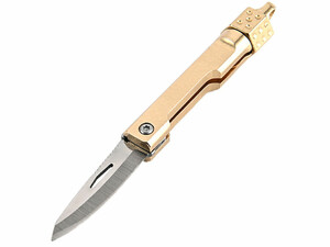 چاقوی آنباکسینگ برنجی قابل آویز از دسته کلید folding knife portable unboxing express