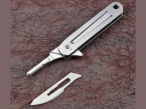 قیمت چاقو آنباکسینگ تاشو فوق‌العاده تیز دارای دو نوع تیغه قابل تعویض mini knife portable Stainless steel