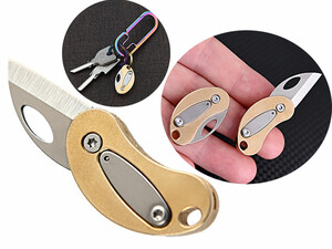 چاقو جعبه گشا تاشو قابل آویز به دسته کلید Unpacking Keychain Pendant Pocket Knife Portable