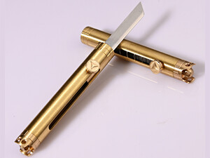 خرید  چاقو آنباکسینگ برنجی قابل آویز از دسته کلید