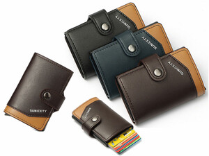 کیف کارت اعتباری مردانه SUNICETY S3008 PU card holder RFID credit card holder