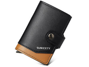 خرید بهترین جاکاراتی مردانه SUNICETY S3008 PU card holder RFID credit card holder