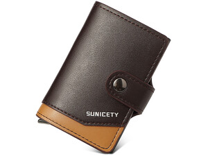 خرید بهترین کیف کارت مردانه SUNICETY S3008 PU card holder RFID credit card holder