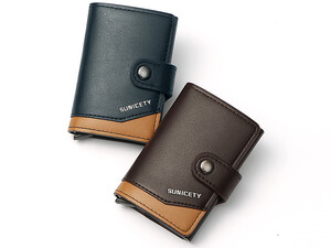 جاکاراتی مردانه SUNICETY S3008 PU card holder RFID credit card holder