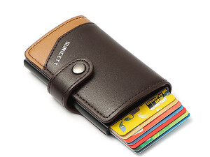 جاکاراتی مردانه SUNICETY S3008 PU card holder RFID credit card holder
