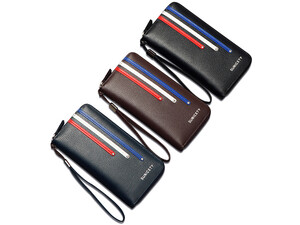 خرید کیف پول بلند زیپی مردانه SUNICETY S3031 long wallet multi-card slot mobile phone bag