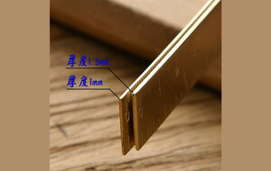 خرید خط کش برنجی 18 سانتی متری 18cm brass ruler creative
