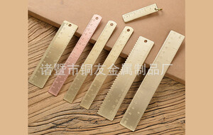 قیمت خط کش برنجی 18 سانتی متری 18cm brass ruler creative