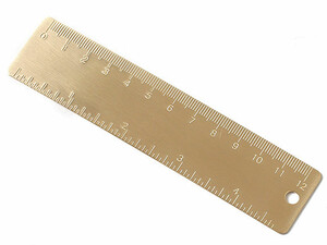 خرید خط کش 12 سانتی متری برنجی Brass ruler scale ruler 12 cm