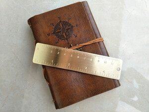 خط کش 12 سانتی متری برنجی Brass ruler scale ruler 12 cm