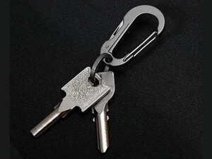 مینی چاقوی قابل استفاده به عنوان جاکلیدی express knife men's waist hanging car key chain portable titanium alloy