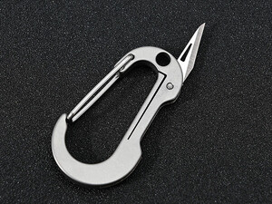 مینی چاقوی قابل استفاده به عنوان جاکلیدی express knife men's waist hanging car key chain portable titanium alloy