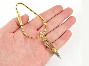 چاقو جیبی آنباکسینگ دارای حلقه آویز جاکلیدی pendant unpack express unboxing knife portable