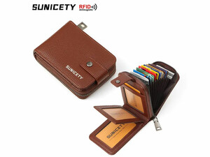 خرید بهترین کیف پول مردانه SUNICETY S3012 Short Wallet Multi-Card Slot