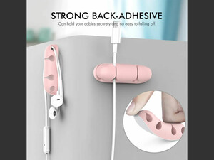 نگهدارنده کابل آها استایل دارای 4 اسلات Ahastyle WG10-4 Silicone Organizer Charger Cable