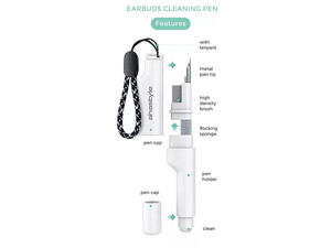 خرید کیت تمیز کننده ایرپاد آها استایل AhaStyle Cleaning Pen for apple Devices Cleaner Kit