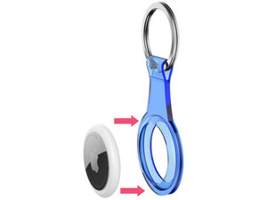 ایر تگ اپل آها استایل AhaStyle WG35 TPU Protective Case Metal Buckle Key Ring For AirTag