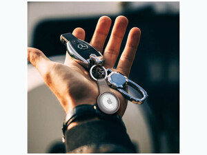 ایر تگ اپل آها استایل AhaStyle WG35 TPU Protective Case Metal Buckle Key Ring For AirTag