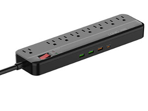 قیمت چند راهی برق و شارژر 7 سوکت 4 پورت الدینیو LDNIO SU8440 US Power Strip 8US Outlets