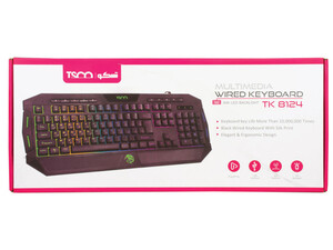 کیفیت کیبورد گیمینگ سیمی تسکو TSCO TK 8124 Keyboard