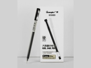 خودکار 12 عددی گوانگبو Guangbo B72009D Big Capacity 0.5mm Black Ink Gel Pen