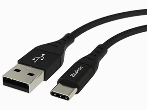 کابل شارژ سریع و انتقال داده روکش نایلونی هادرون Hadron HTC-A-C02 USB Type A/USB Type C