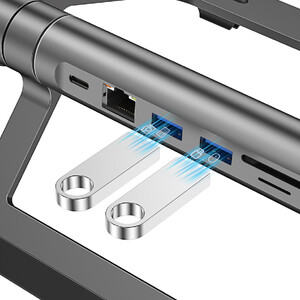 استند لپ تاپ و هاب تایپ سی ویوو