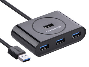 هاب یو اس بی 4 پورت یوگرین Ugreen CR113 30291 USB 3.0 HUB 4 port