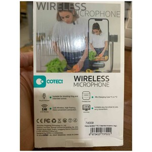 میکروفون بلوتوث تایپ سی دو عددی کوتتسی Cotetci Wireless Microphone 74009