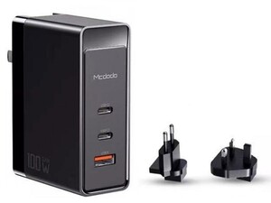شارژر دیواری سریع 3 پورت مک دودو Mcdodo CH-810 Pro GaN 100W Fast Charger