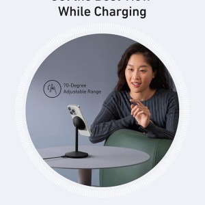 شارژر بی سیم انکر Anker MagGo Wireless Charging Station 15W Qi2 مدل A25X1