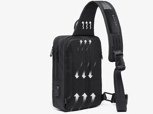 قیمت کوله تک بند یو اس بی دار بنج Bange BG-22002 Men's Crossbody Bag 9.7inch