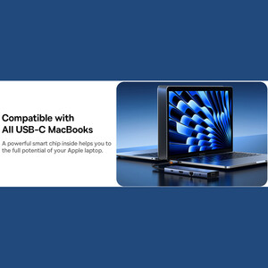 خرید داک استیشن 10 در 1 با دو نمایشگر بیسوس