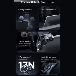 هولدر مگنتی گوشی موبایل مانیتور خودرو بیسوس