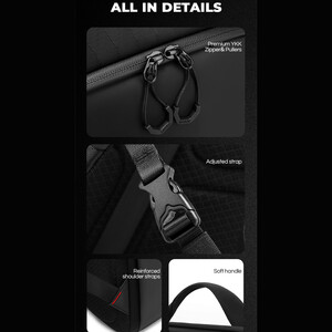 کوله‌پشتی دوربین چند منظوره بنج Bange XJ325 (سازگاری لپ تاپ چک شود)