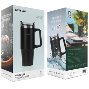 لیوان حرارتی 900 میلی‌لیتری گرین لاین