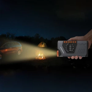 خرید پمپ‌باد، جامپ‌استارتر، چراغ قوه و پاوربانک قابل حمل پورودو