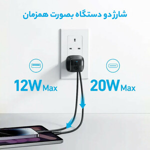 شارژر دیواری 33 وات انکر مدل A2331