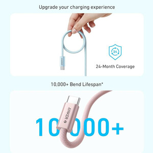 کابل تبدیل USB-C به USB-C انکر مدل A8060 طول 1.5 متر