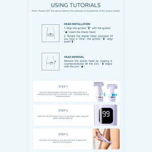 ماشین اصلاح بدن بانوان دیجیتالی شارژی ضدآب انچن شیائومی