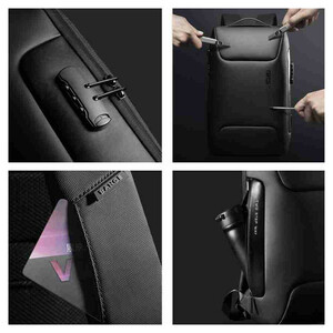 کوله پشتی لپ تاپ 15.6 اینچ بنج BANGE اصل مدل BG-7216 با USB