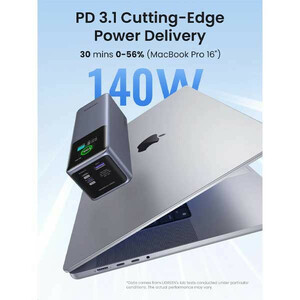 پاوربانک 200 وات 3 پورت یوگرین مدل PB722 کد 35525B ظرفیت 25000 میلی آمپر ساعت به همراه کابل usb-c